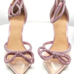 INC Lidani Pink Pointed Toe Pump Size 9M US